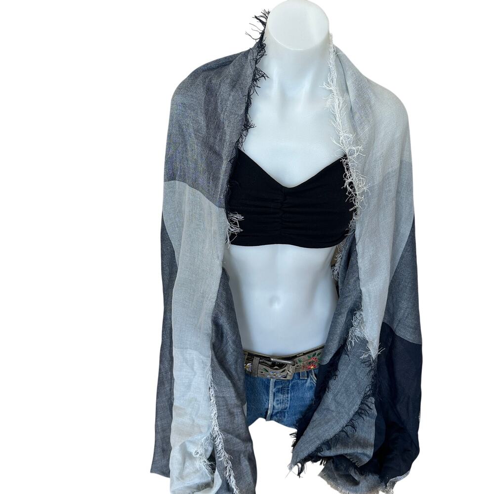 Gray Silver Kimono Shrug Unique Handmade One Size Boho Festival One of a Kind